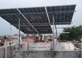 Elevated solar mounting structure